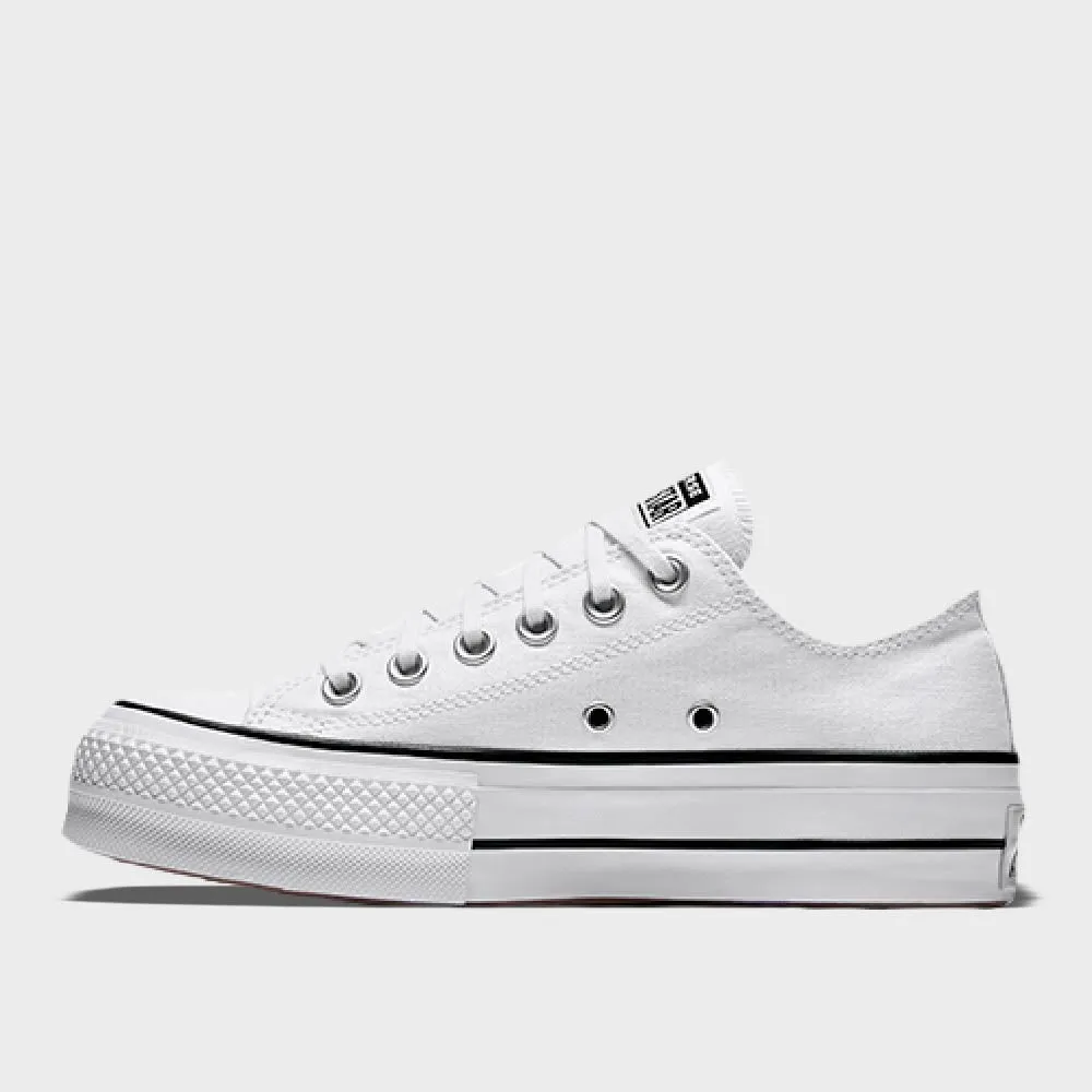Converse Womens All Star Platform Low Top Sneakers White sold by Tekkie Town product image thumbnail 2