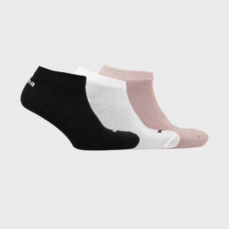 Puma Womens 3 Pack Low Cut Socks Black/White/Pink _ 182404 _ Multi sold by Tekkie Town