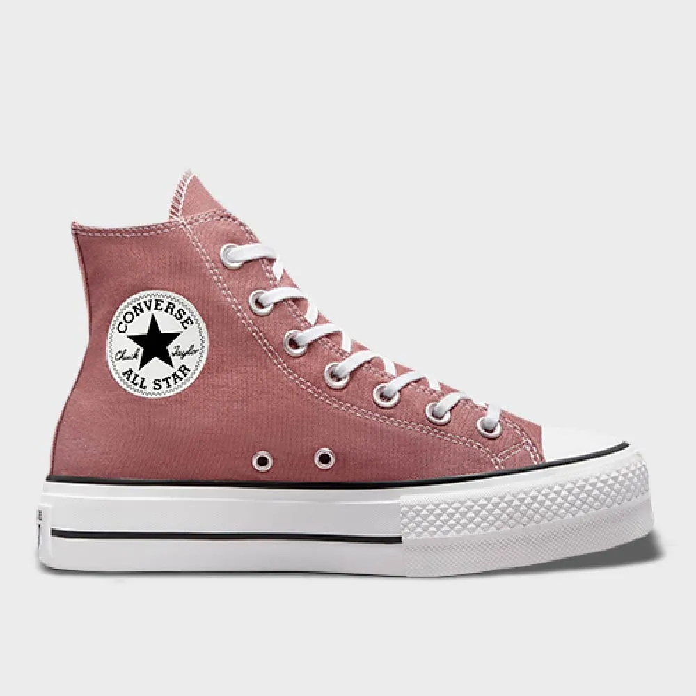 Converse Womens Chuck Taylor All Star Lift Seasonal Color Pink/White _ 172687 _ Pink sold by Tekkie Town