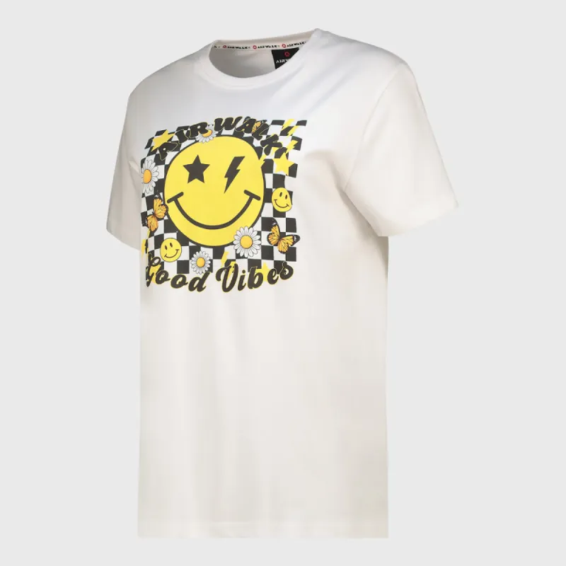 Airwalk Womens Jean Tee White/Multi _ 182473 _ White made by Airwalk