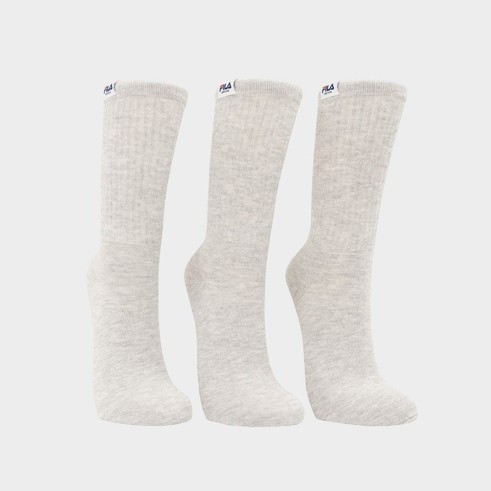 Fila Unisex 3pk Kaden Tube Sock Grey _ 181131 _ Grey sold by Tekkie Town product image thumbnail 3
