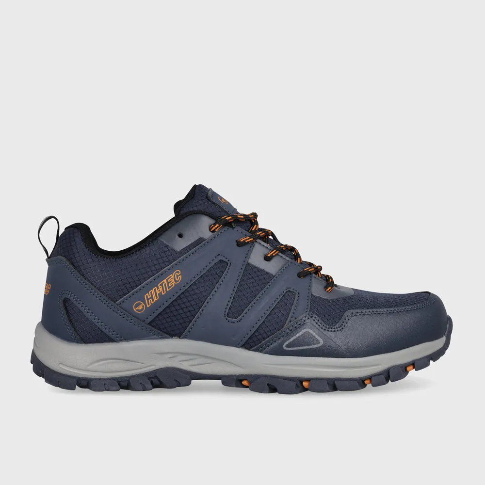 HI-Tec Mens Voyager Outdoor Sneaker Blue/orange _ 181655 _ Blue sold by Tekkie Town