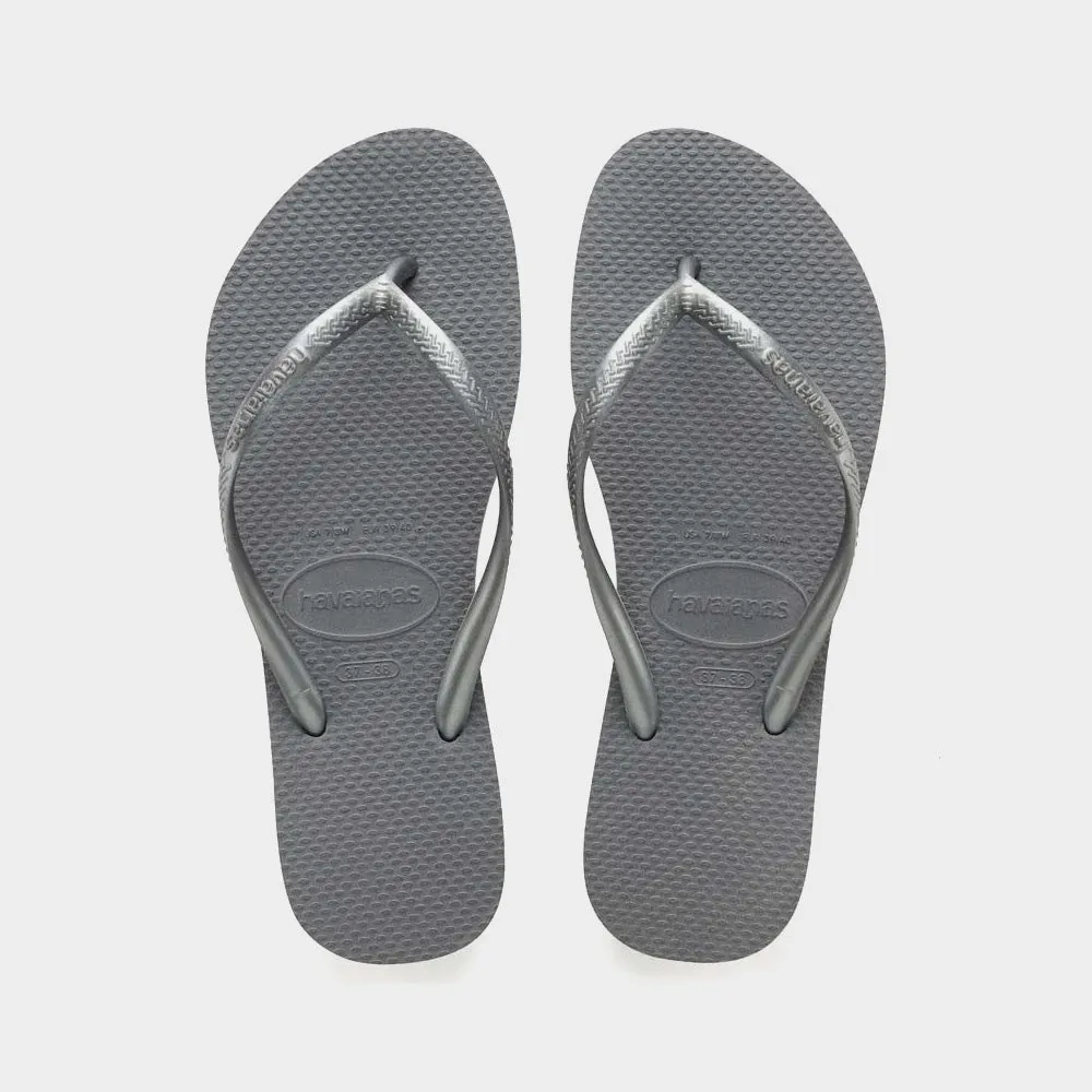 Havaianas Womens Slim Steel Thongs Grey _ 180106 _ Grey sold by Tekkie Town