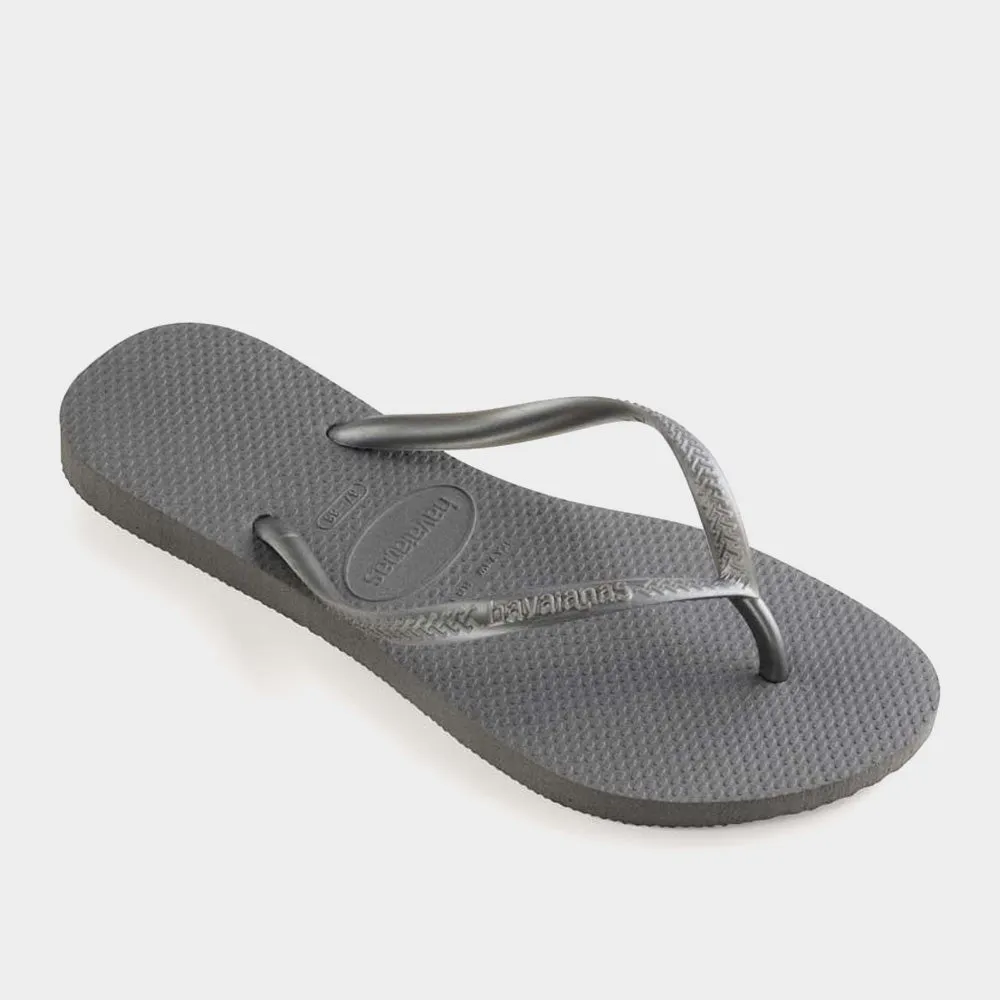 Havaianas Womens Slim Steel Thongs Grey _ 180106 _ Grey sold by Tekkie Town product image thumbnail 3