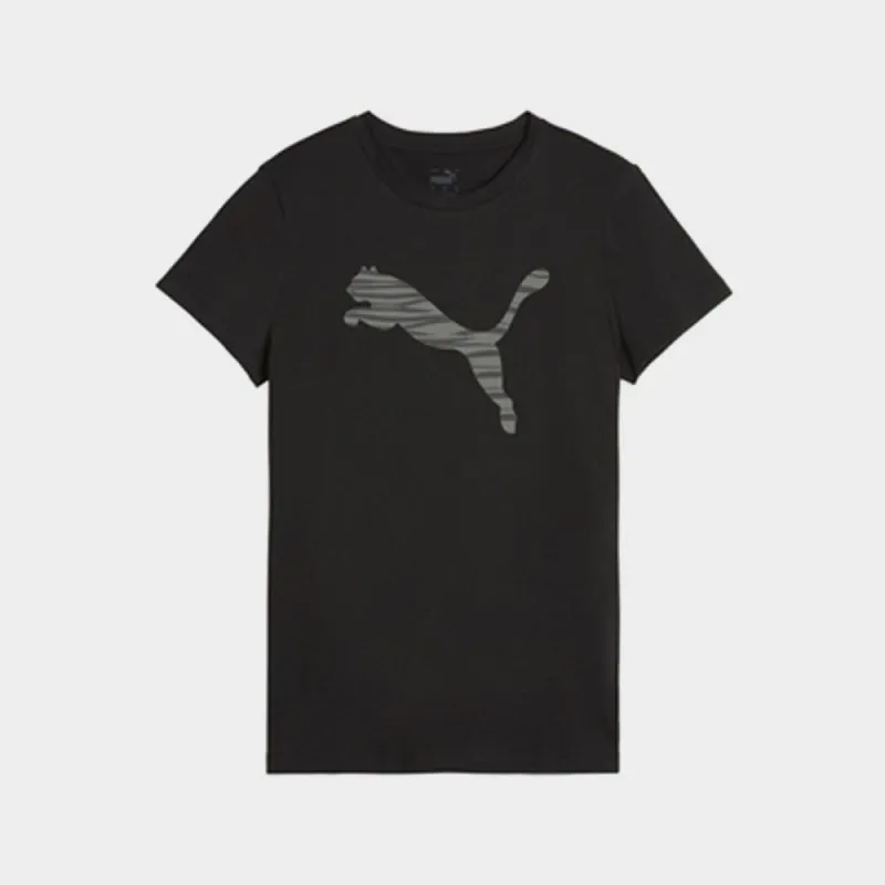 Puma Womens Essential Logo Lab Tee Black _ 181241 _ Black sold by Tekkie Town