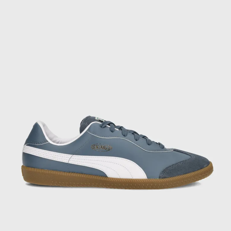 Puma Mens King 21 Sneaker Blue/White _ 172045 _ Blue sold by Tekkie Town