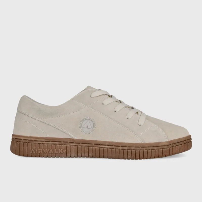 Airwalk Mens One Sneaker Beige/Gum _ 174116 _ Beige sold by Tekkie Town