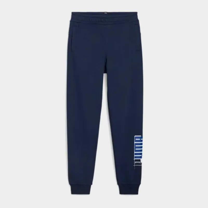 Puma Mens Essential Logo Lab Sweatpants Blue _ 181364 _ Blue sold by Tekkie Town