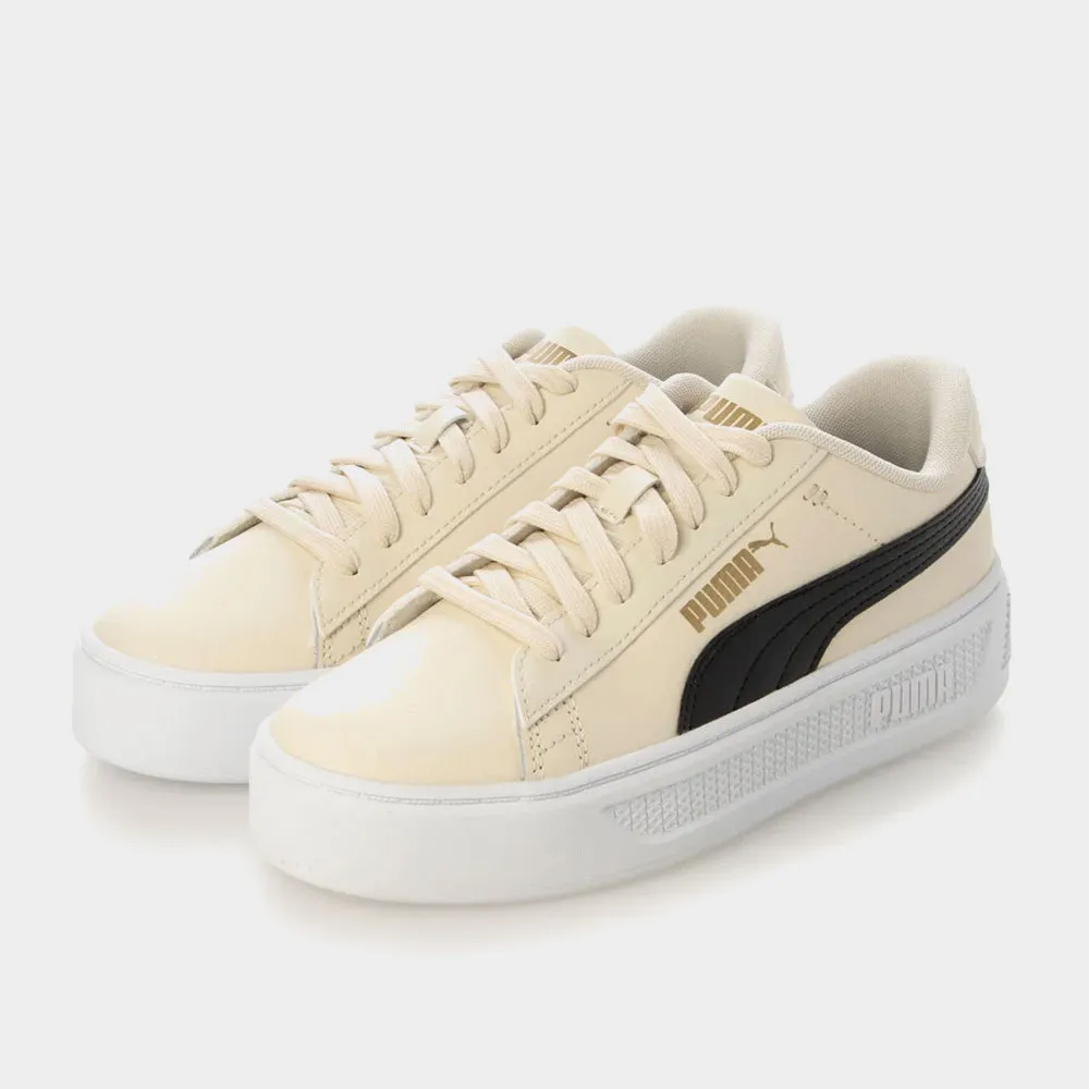 Puma Womens Smash Platform V3 Sneaker Beige/Black _ 173970 _ Beige sold by Tekkie Town product image thumbnail 3