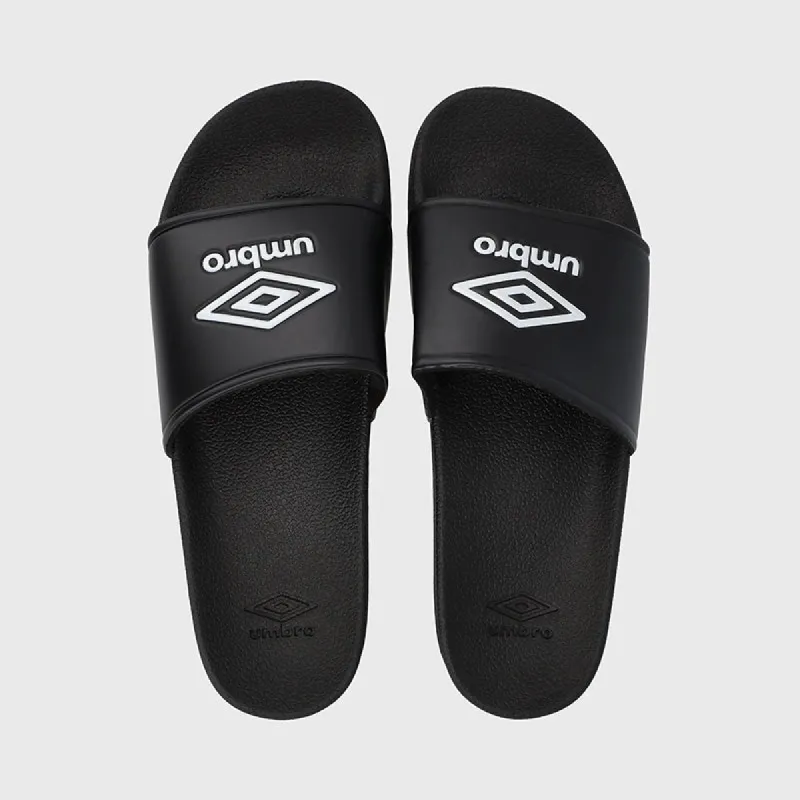 ★UMBRO★ ZEPPI SD Zappy Slide Black UQ123ESD10 UQ123ESD10_B San Antonio Spurs iSlide Partial Logo Slides - Black
