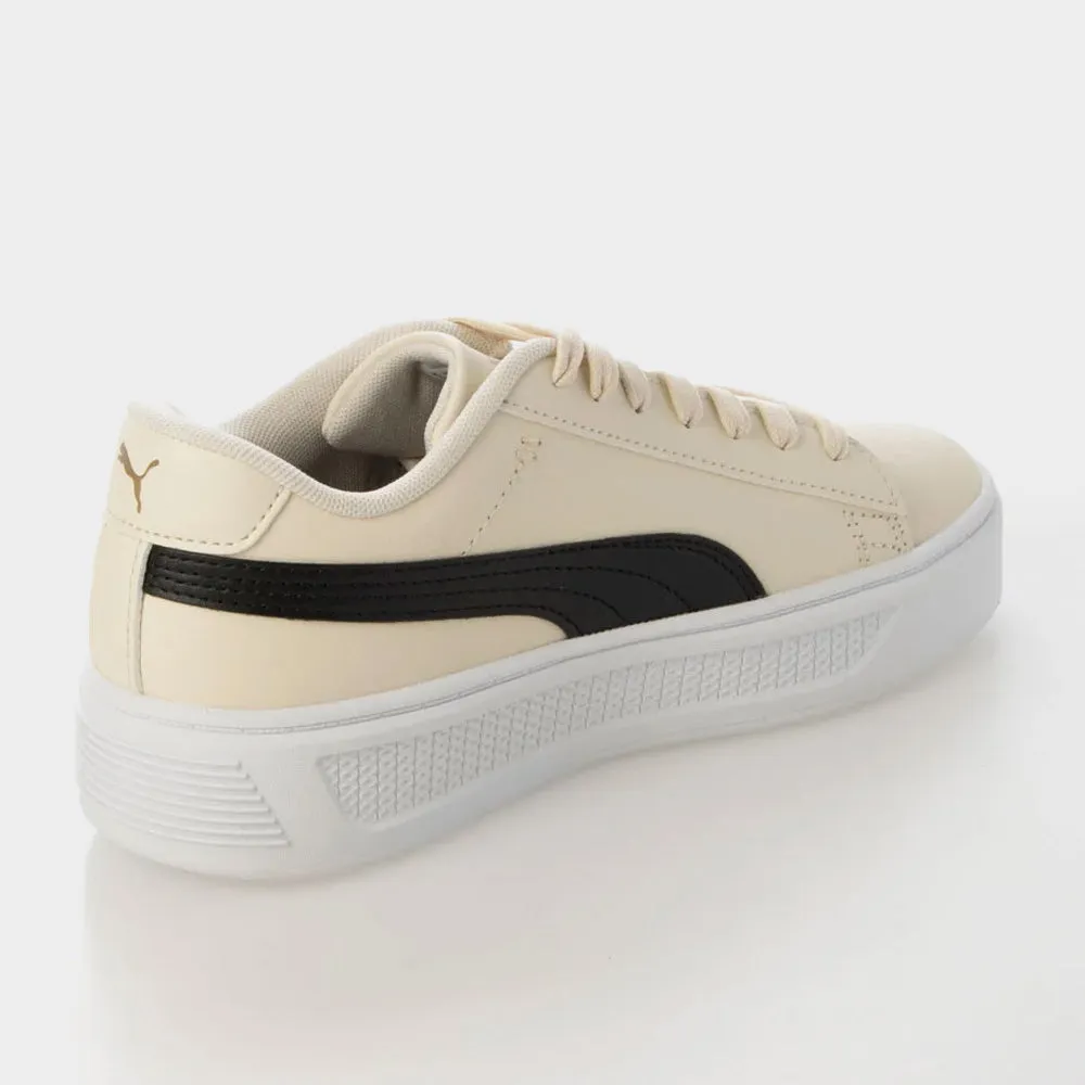 Puma Womens Smash Platform V3 Sneaker Beige/Black _ 173970 _ Beige sold by Tekkie Town product image thumbnail 2