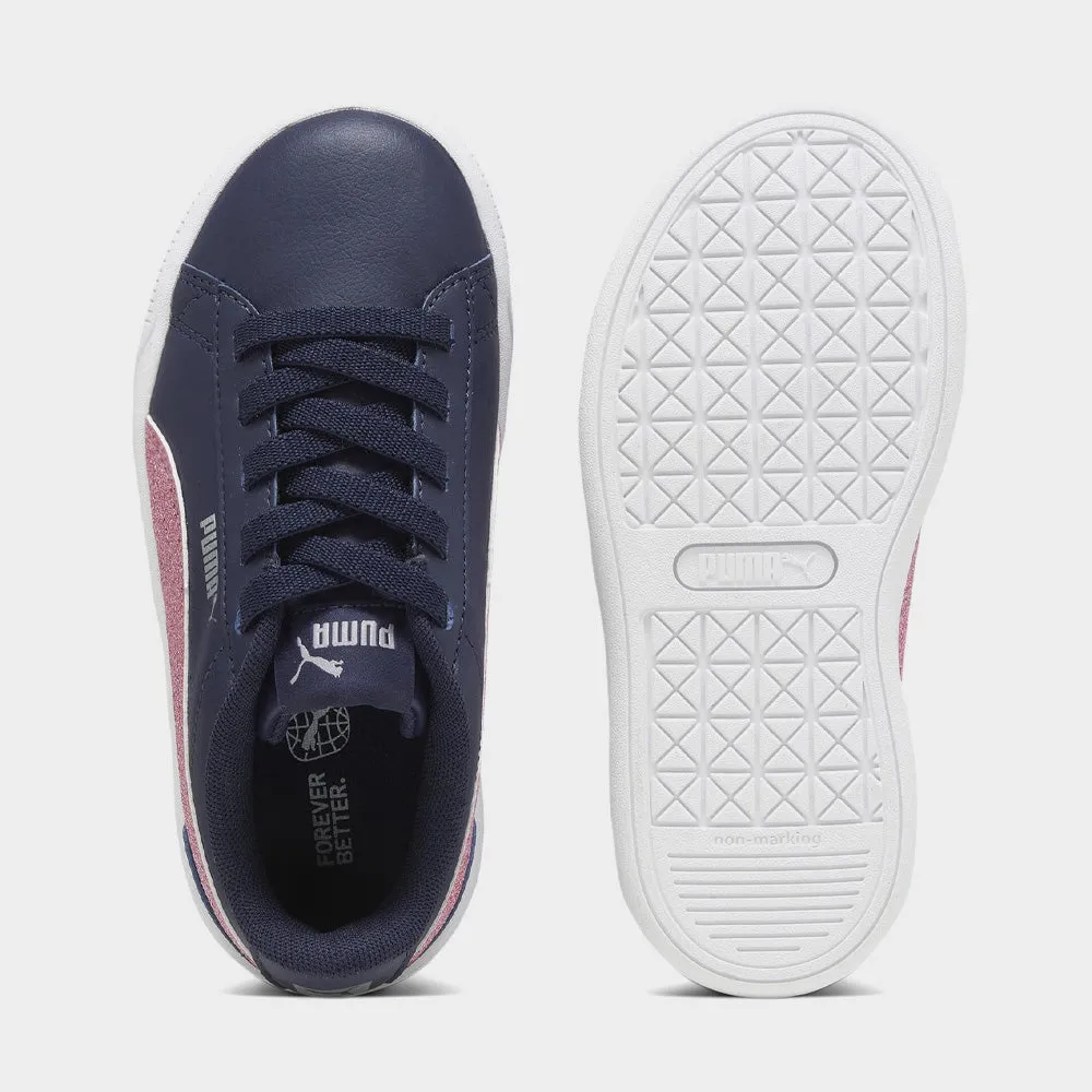 Puma Girls Vikky V3 Glitz Fs Ac Ps Sneaker Blue/Pink _ 174086 _ Blue sold by Tekkie Town product image thumbnail 3