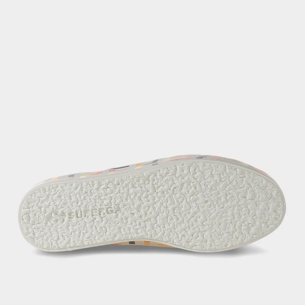 Superga Womens 2740 Lettering Sneaker White/Multi _ 180129 _ White sold by Tekkie Town product image thumbnail 2