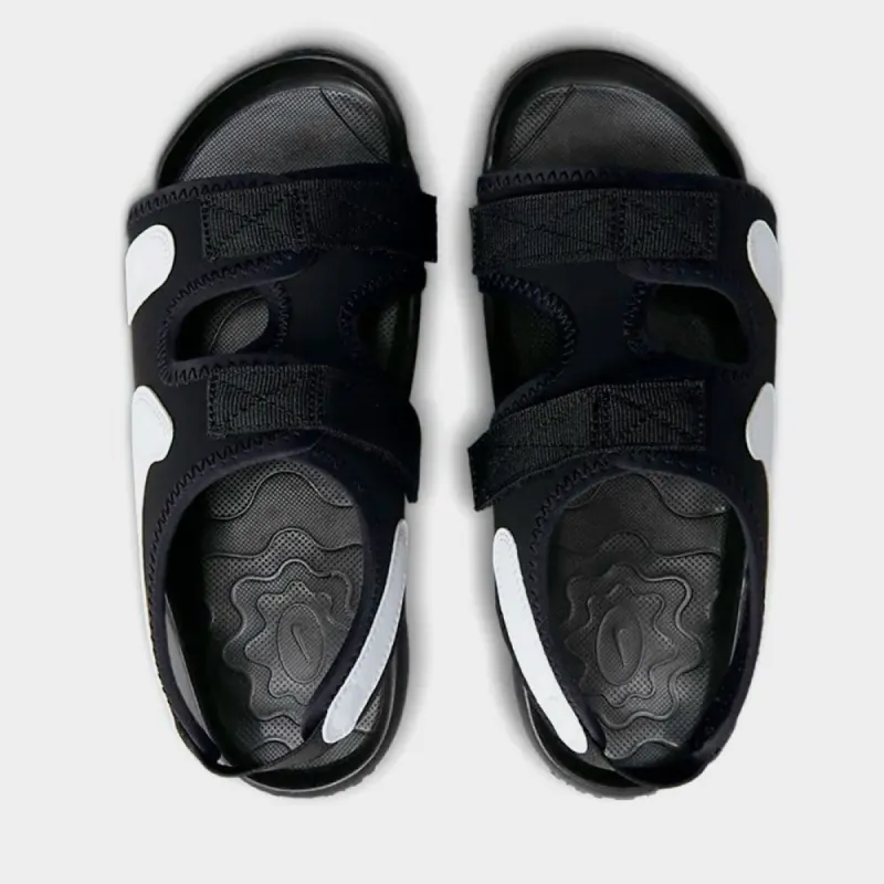 Nike Youth Sunray Adjust 6 Sandal Black/White _ 173868 _ Black sold by Tekkie Town