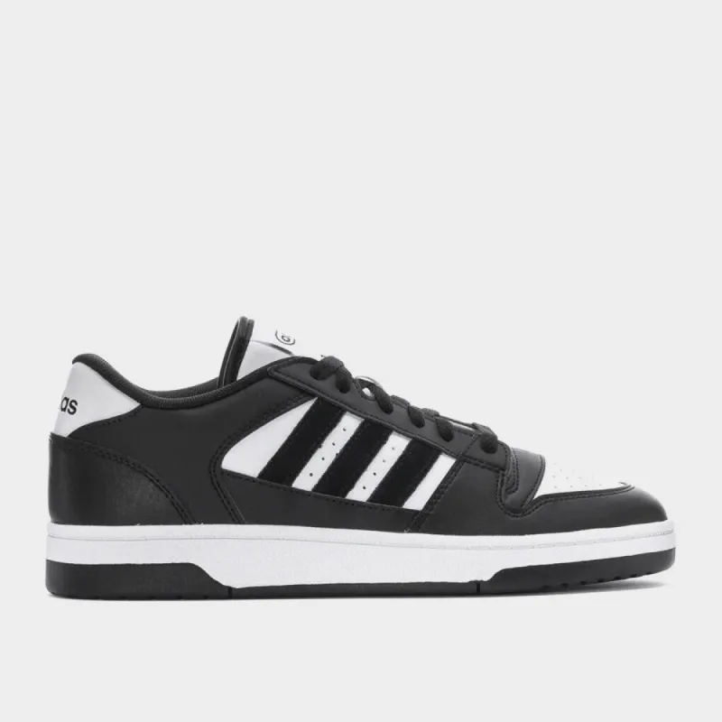 Adidas Mens Break Start Low Sneaker Black/White _ 181323 _ Black sold by Tekkie Town