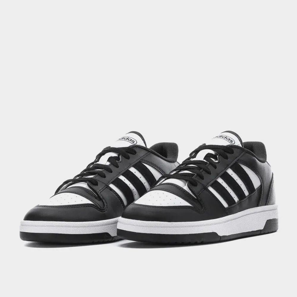 Adidas Mens Break Start Low Sneaker Black/White _ 181323 _ Black sold by Tekkie Town product image thumbnail 4