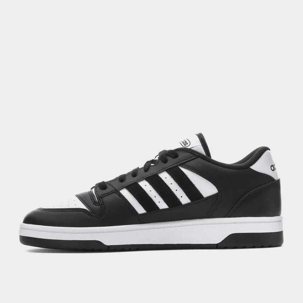 Adidas Mens Break Start Low Sneaker Black/White _ 181323 _ Black sold by Tekkie Town product image thumbnail 2