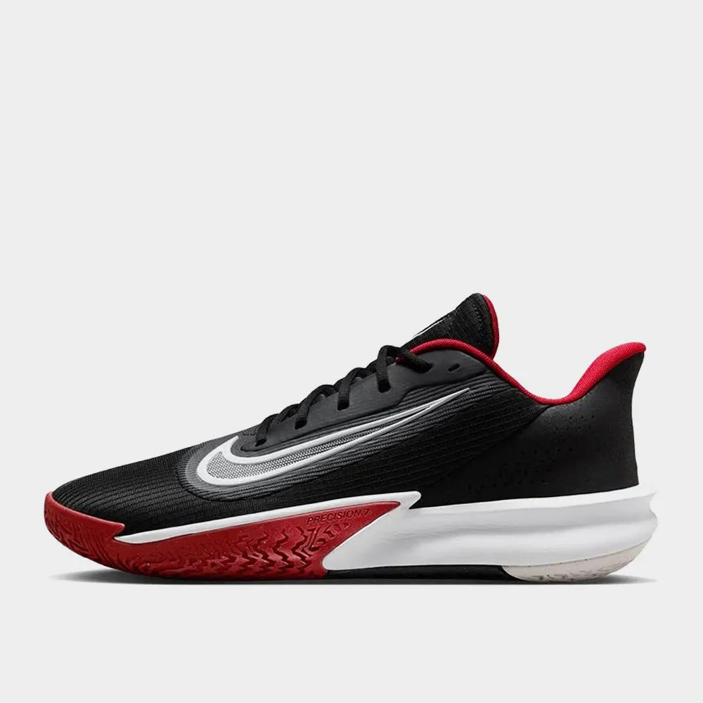 Nike Mens Precision Vii Sneaker Black/Red _ 181607 _ Black sold by Tekkie Town product image thumbnail 2