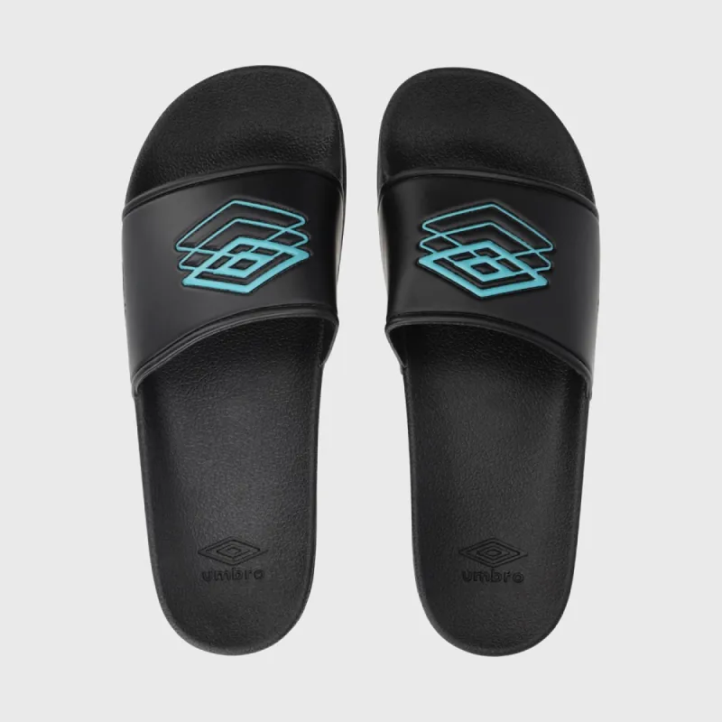 Umbro Mens Sport Slide Black/Blue _ 180064 _ Black sold by Tekkie Town