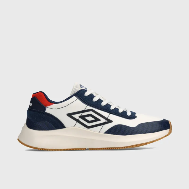 Umbro Mens Ancoats Tech White/Multi _ 180354 _ White sold by Tekkie Town