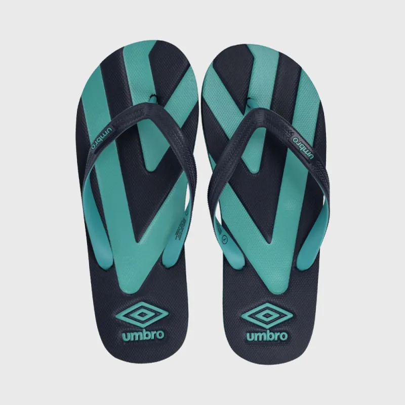 Umbro Mens Asym Diamond Thong Sandal Blue/Green _ 181187 _ Blue sold by Tekkie Town
