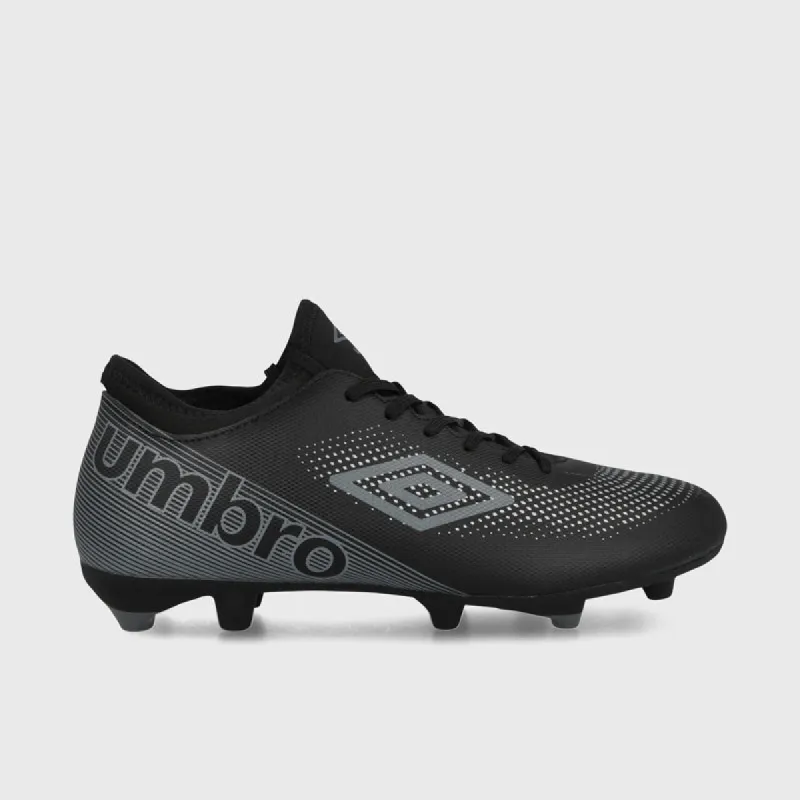 Umbro Mens Aurora Tt Fg Football Boot Black/Grey _ 172127 _ Black sold by Tekkie Town