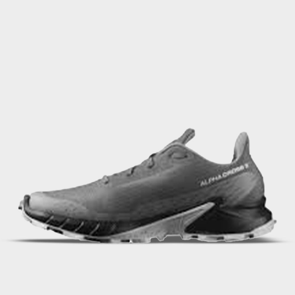 Salomon Mens Alphacross 5 Trail Running Grey/black _ 180275 _ Grey sold by Tekkie Town product image thumbnail 2
