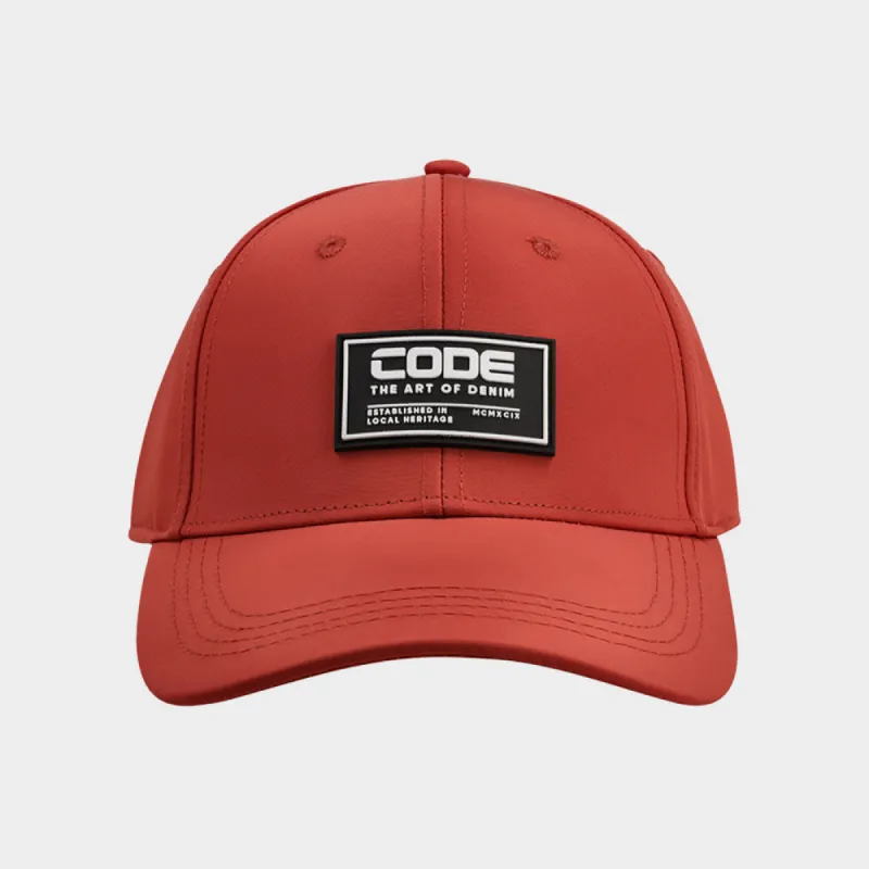 Code Unisex Basic Branded Peak Cap Red/Multi _ 181694 _ Yellow sold by Tekkie Town