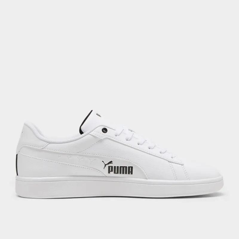 Puma Mens Smash 3.0 Seeing Double Sneaker White/black _ 182191 _ White sold by Tekkie Town