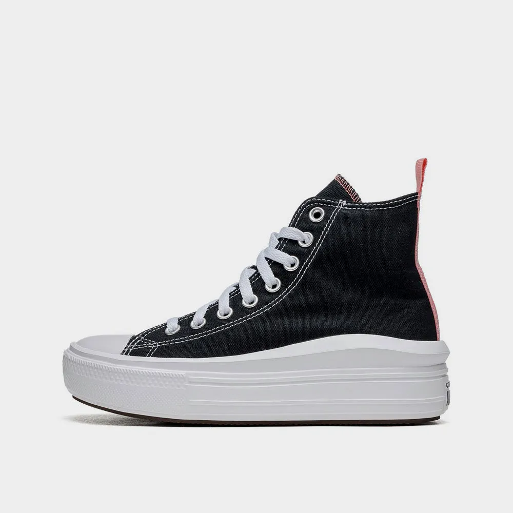 Converse Youth All Star Move Platform High Top Sneakers Black sold by Tekkie Town product image thumbnail 2