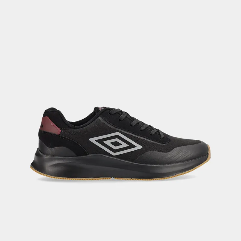 Umbro Mens Ancoats Tech Sneaker Black/Multi _ 182301 _ Black sold by Tekkie Town