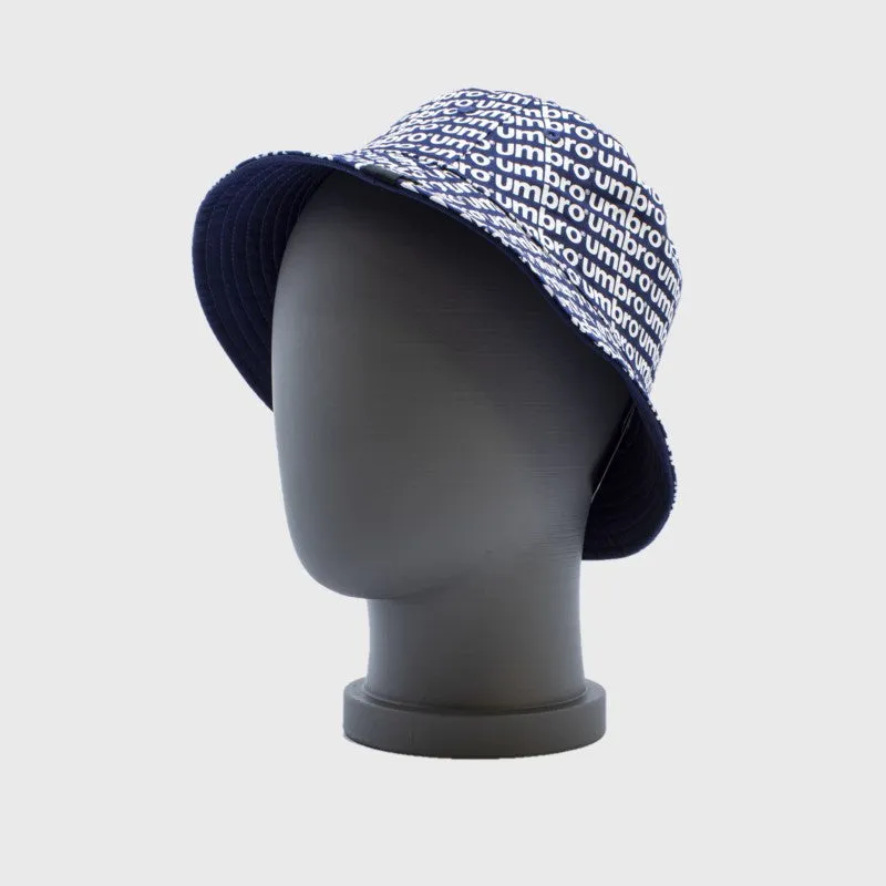 Umbro Mens Diamond Reversible Bucket Hat Navy/White _ 169220 _ Navy sold by Tekkie Town product image thumbnail 2