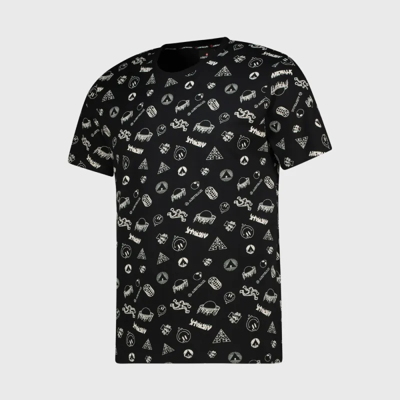 Airwalk Mens Gnarly Tee Black sold by Tekkie Town