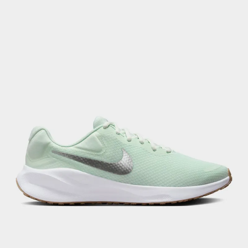 Nike Women's Revolution 7 Sneaker Green/white _ 181617 _ Green sold by Tekkie Town