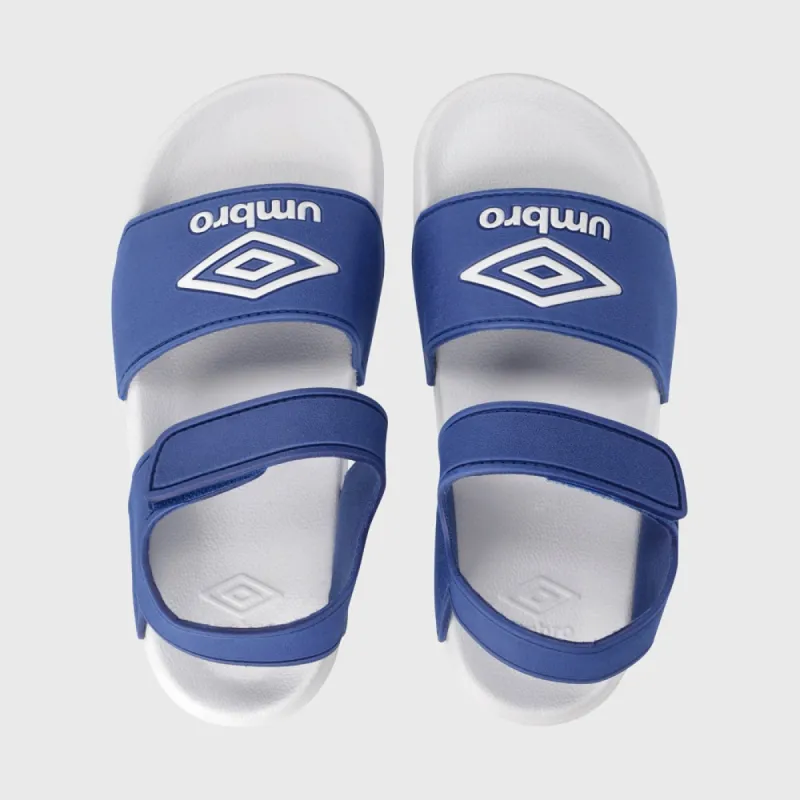 Umbro Boys Open Sport Slide Blue/White _ 180072 _ Blue sold by Tekkie Town