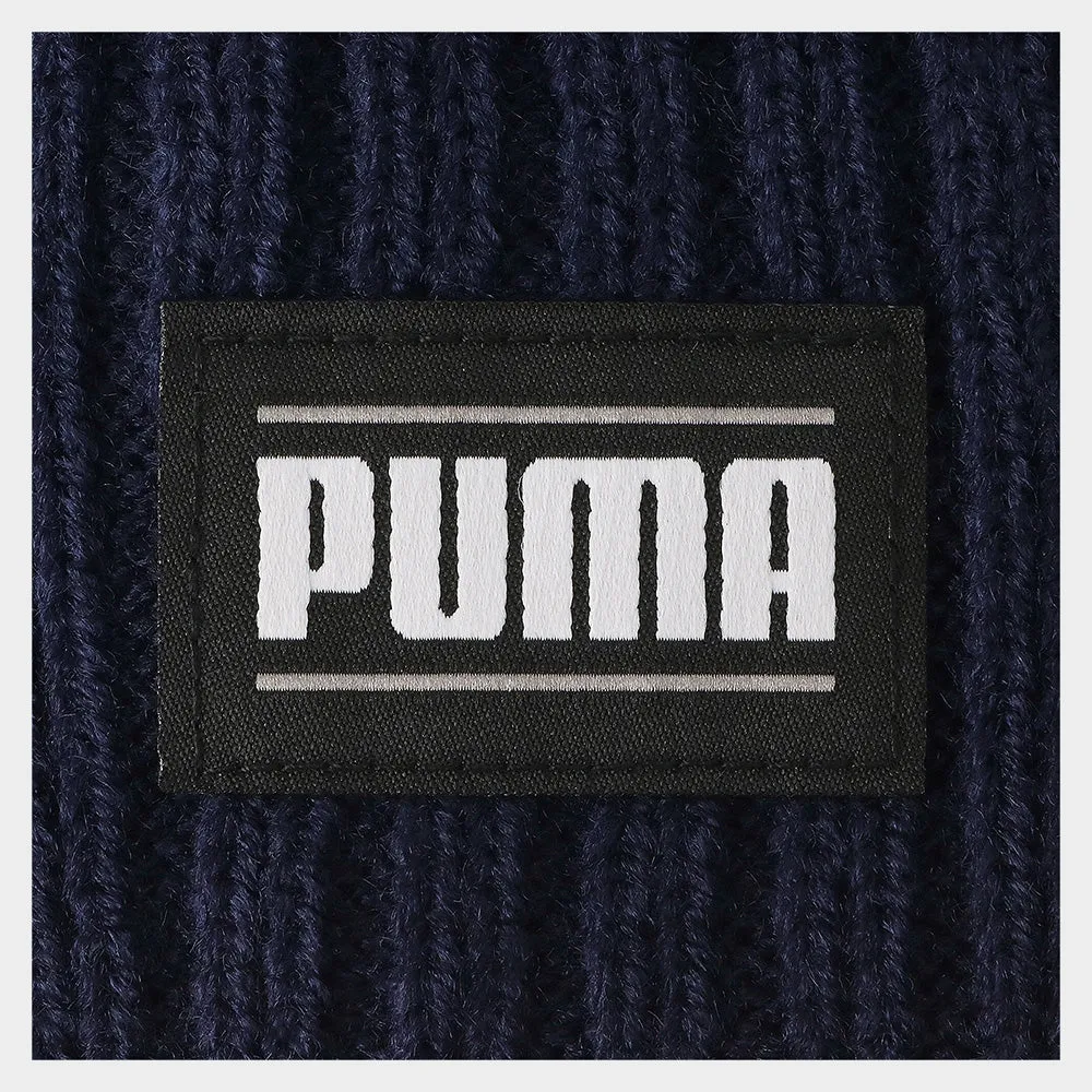 Puma Unisex Ribbed Classic Cuff Beanie Blue _ 181379 _ Blue sold by Tekkie Town product image thumbnail 4