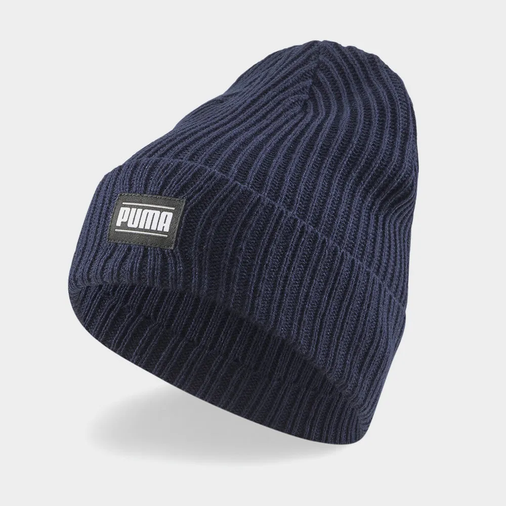 Puma Unisex Ribbed Classic Cuff Beanie Blue _ 181379 _ Blue sold by Tekkie Town