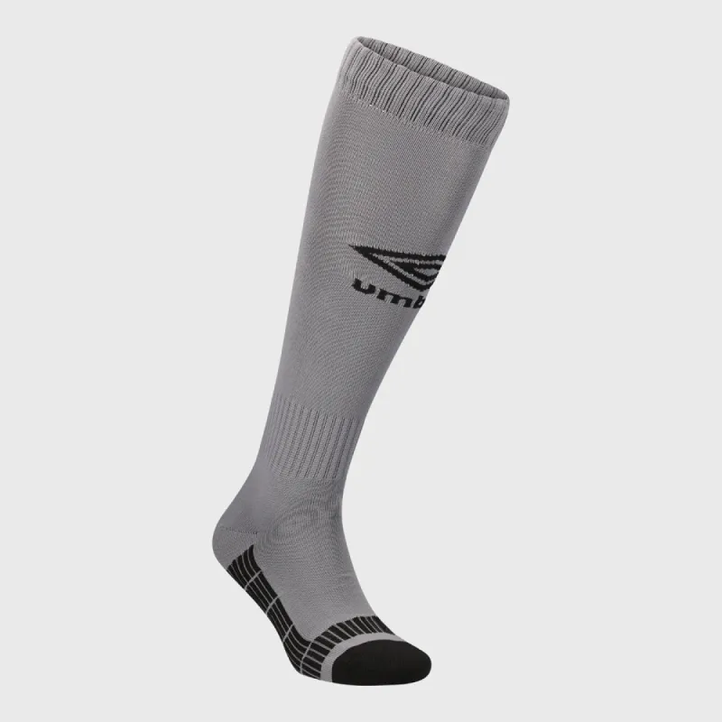 Umbro Unisex Single Football Sock Grey/Black _ 181578 _ Grey sold by Tekkie Town
