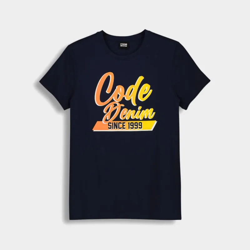 Code Mens Ombre Graphic Tee Blue _ 180693 _ Blue sold by Tekkie Town