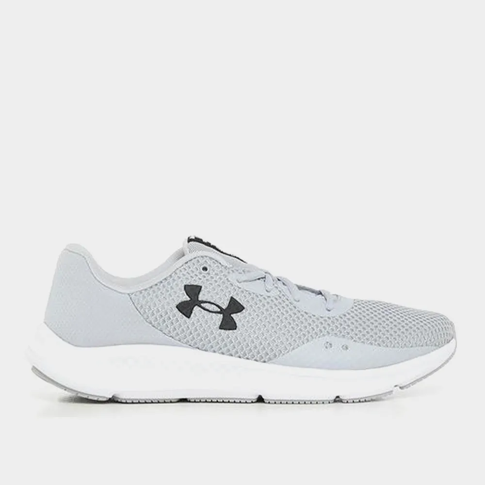 Under Armour Mens Charged Pursuit 3 Running Sneaker Grey/White _ 173206 _ Grey sold by Tekkie Town