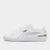 Puma Women's Vikky V3 Metallic Shine Sneaker White/gold _ 181393 _ White sold by Tekkie Town
