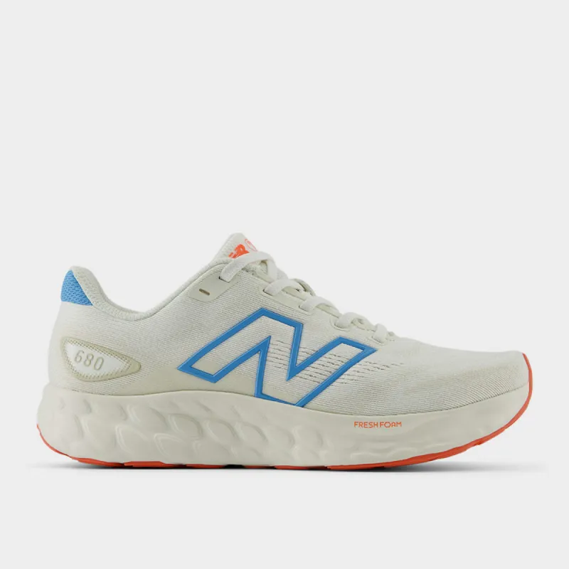 New Balance Women's W680lh8 Performance Running White/blue/green _ 180806 _ White sold by Tekkie Town