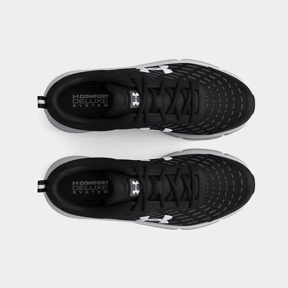 Under Armour Mens Charged Assert 10 Running Black/black _ 173681 _ Black sold by Tekkie Town product image thumbnail 3