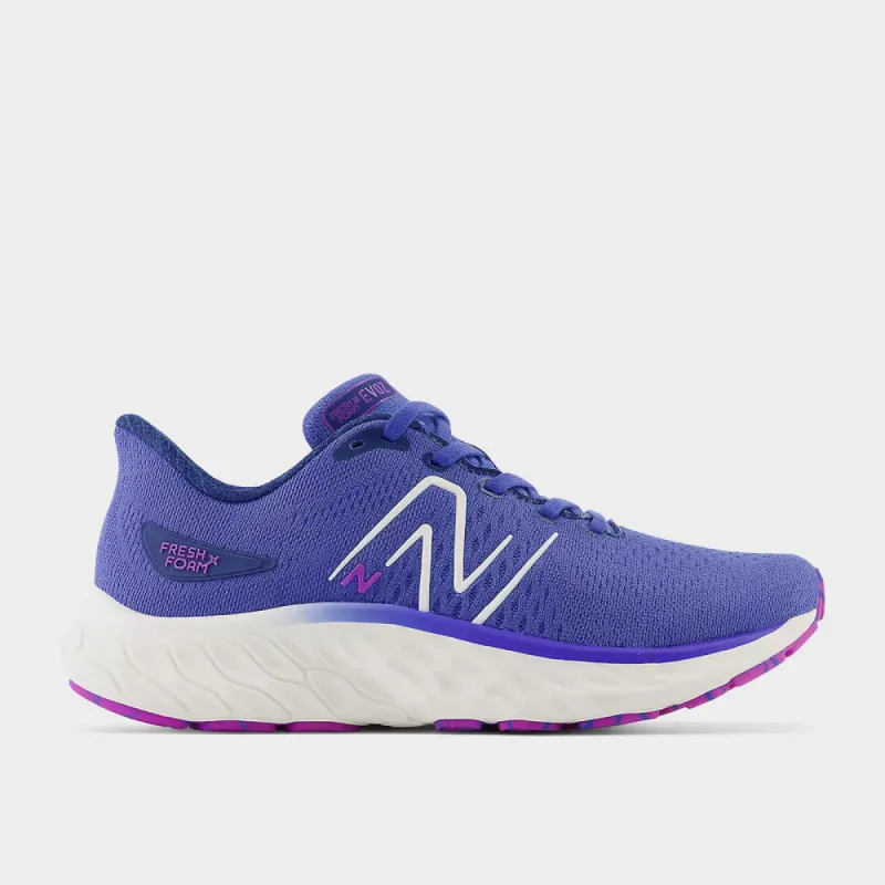 New Balance Fresh Women's Foam X Evoz V3 Performance Running Blue/white _ 173609 _ Blue sold by Tekkie Town