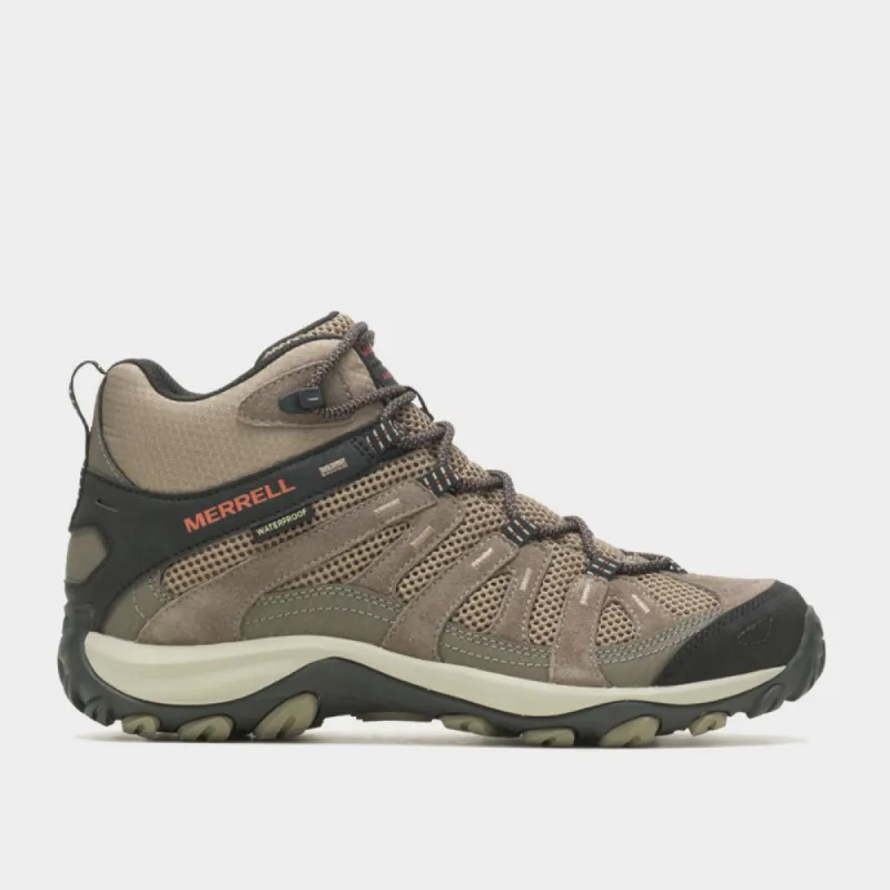 Merrell Mens Alverstone 2 Mid WP Hiking Boot Brown _ 180087 _ Brown sold by Tekkie Town