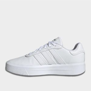 Adidas Women's Court Platform Sneaker White/white _ 172875 _ White sold by Tekkie Town