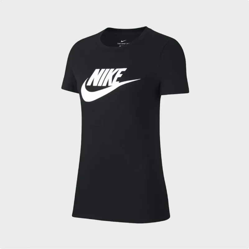 NIKE WOMENS NSW ESSENTIAL ICON FUTURA TSHIRT BLACK made by Nike