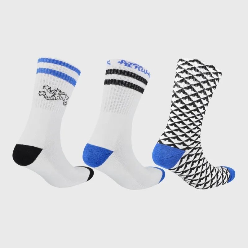 Airwalk 3 Pack Logo Crew Sock Black sold by Tekkie Town