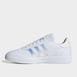 Adidas Women's Grand Court Base 2.0 Sneaker White/blue _ 181334 _ White sold by Tekkie Town