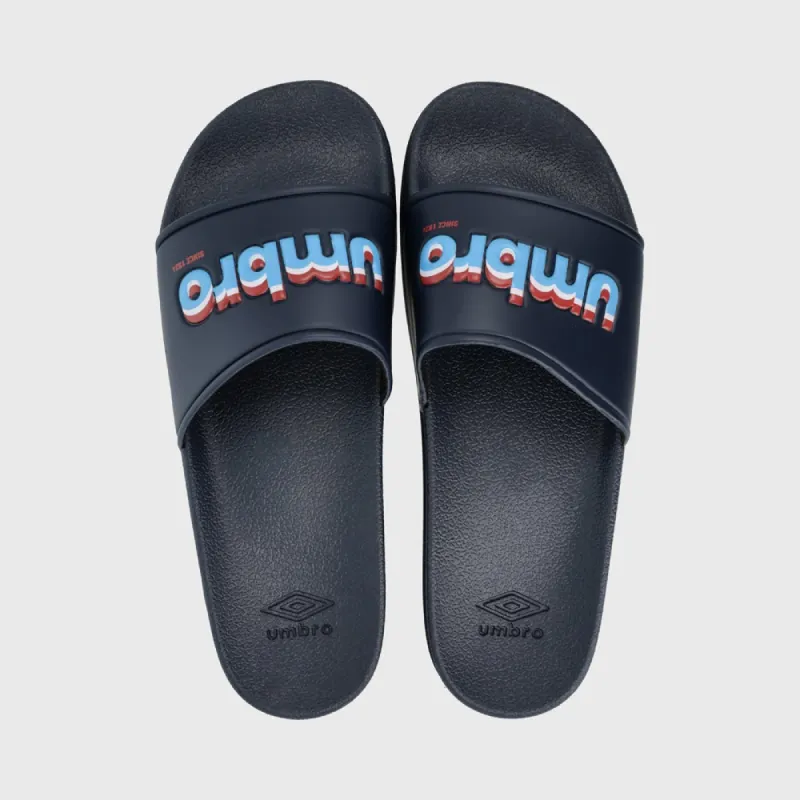 Mens Umbro Centenary Slide Navy _ 181185 _ Navy sold by Tekkie Town